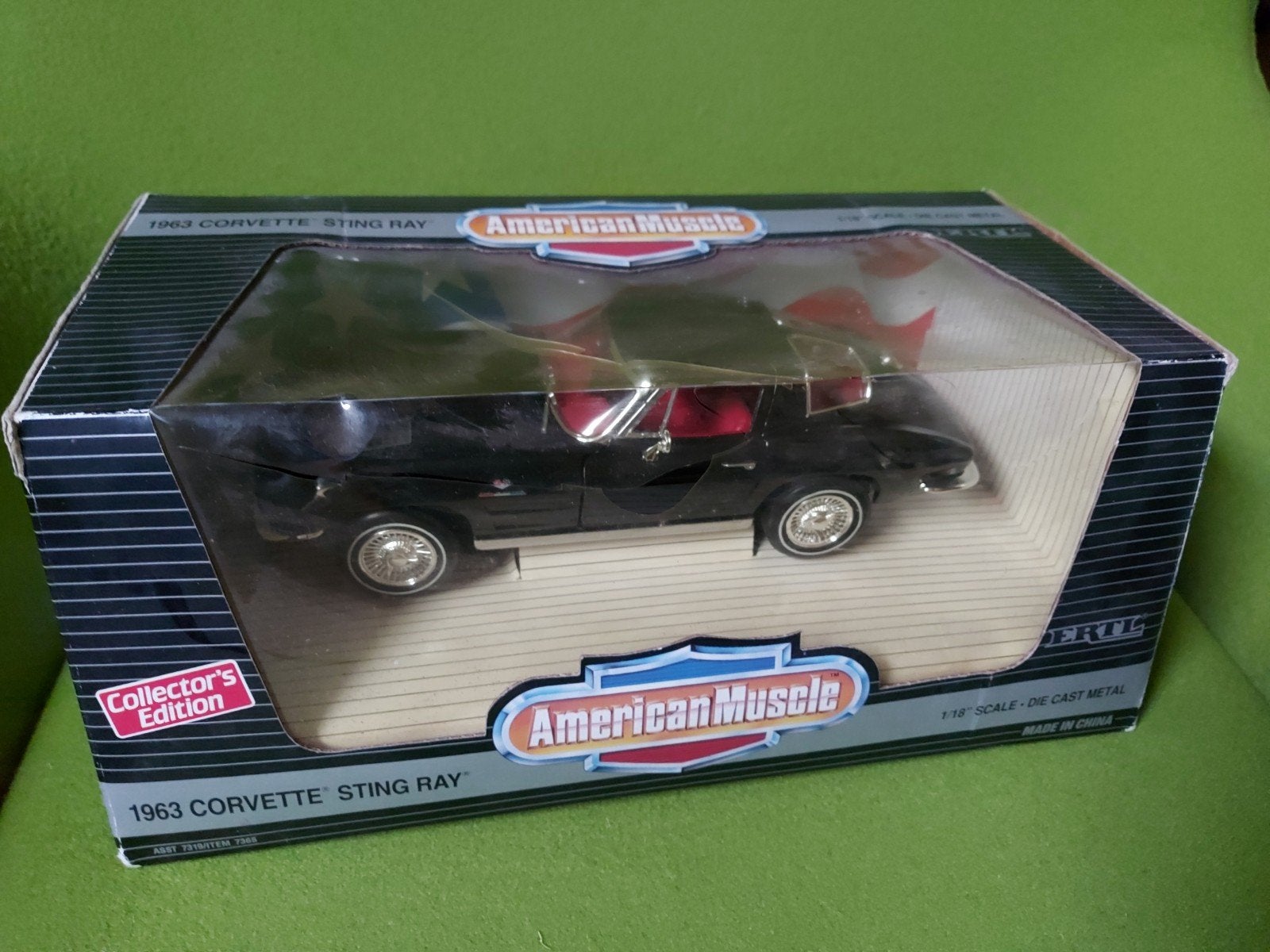1963 Corvette ERTL, Enlèvement ou Envoi, Utilisé, Voiture, ERTL