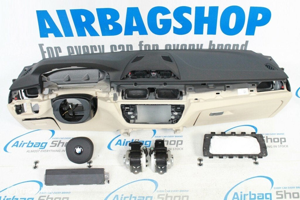Airbag kit Tableau de bord beige BMW 5 serie G30, Enlèvement ou Envoi, Utilisé
