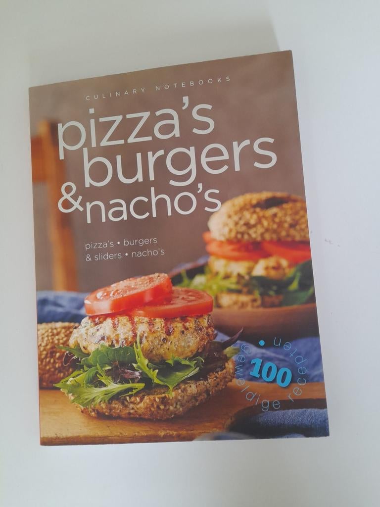 Culinary notebooks Pizza's burgers & nacho's, Ophalen of Verzenden
