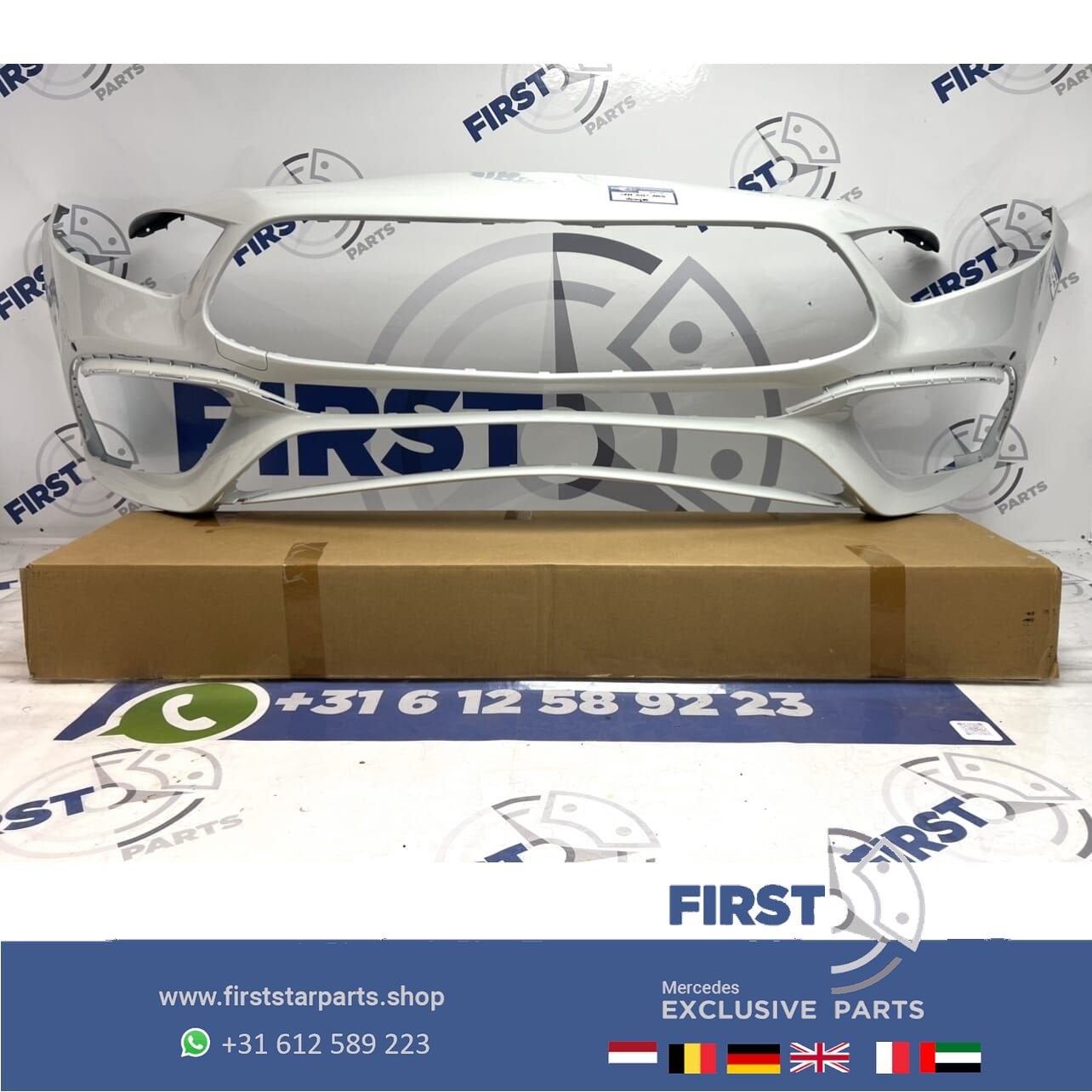 W177 V177 A45 AMG VOORBUMPER WIT A45S A KLASSE 2023 AERO Ori, Utilisé, -, Avant, -