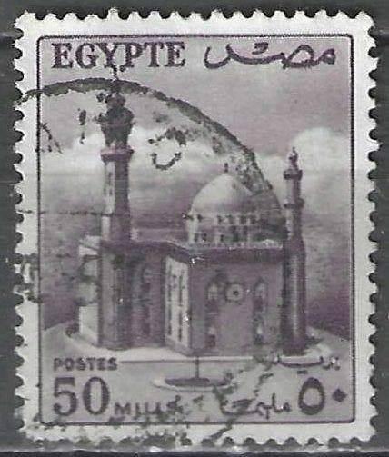 Egypte 1953/1956 - Yvert 322 - Moskee Sultan Hussein   (ST), Postzegels en Munten, Postzegels | Afrika, Verzenden, Egypte, Gestempeld