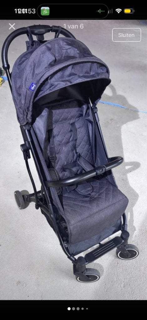 Chico compacte buggy moet snel weg!, Kinderen en Baby's, Ophalen, Zo goed als nieuw, Overige merken, Verstelbare rugleuning