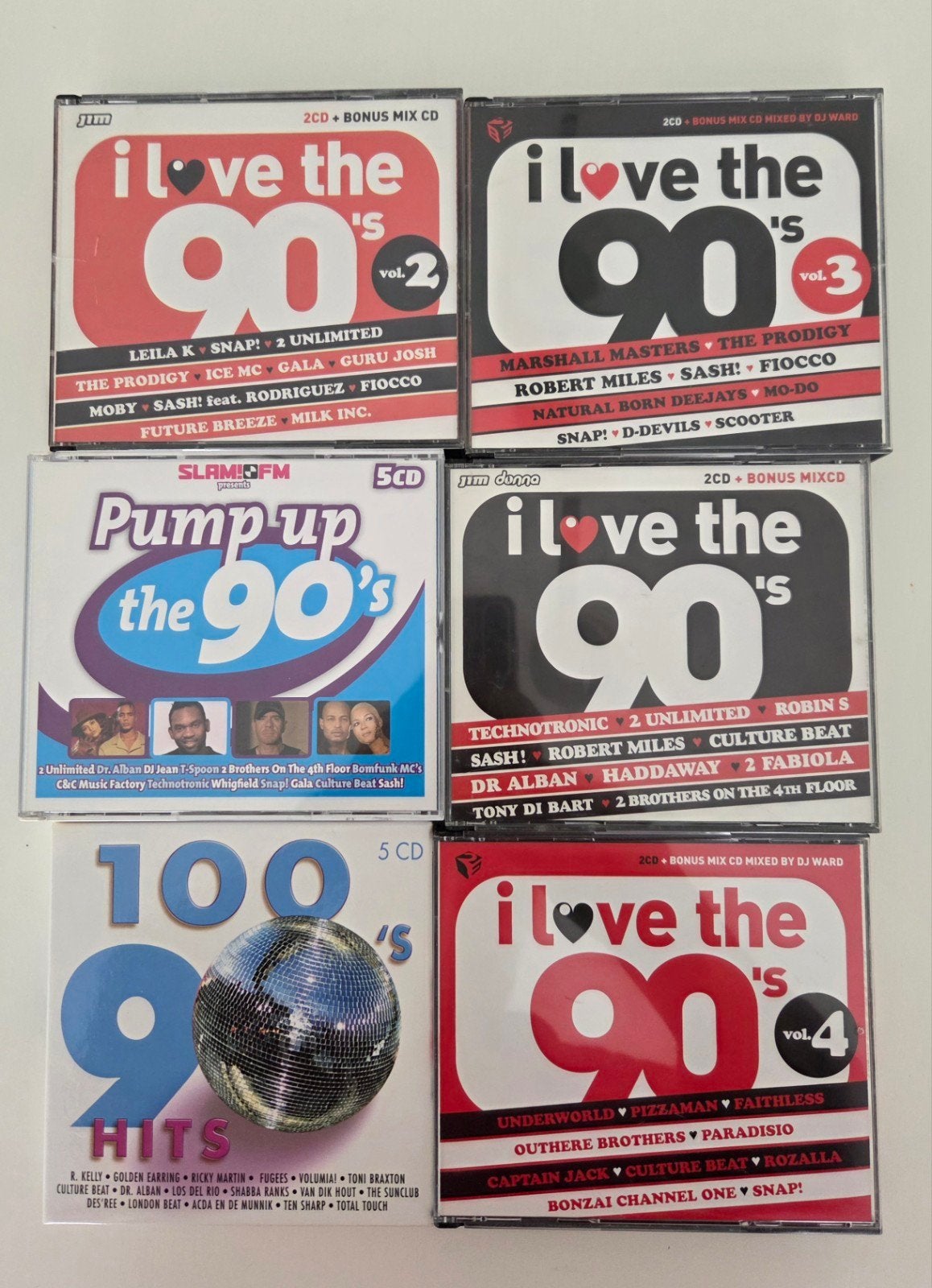 lot the 90's cd's 22 cd, Cd's en Dvd's, Ophalen of Verzenden