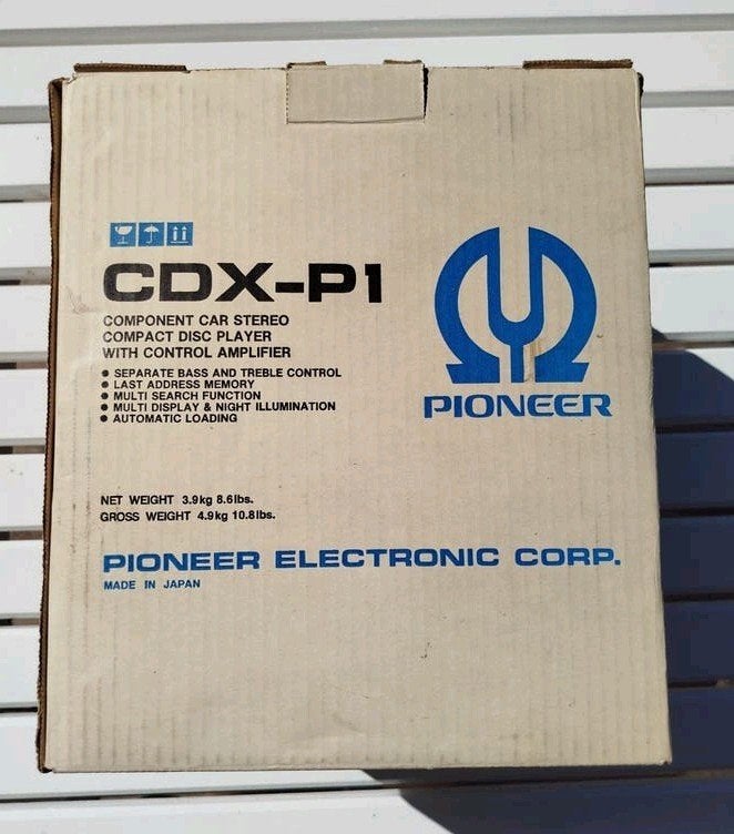 NEUF - COLLECTOR - Pioneer CDX P1 - lecteur Cd - Vintage, Enlèvement, Neuf