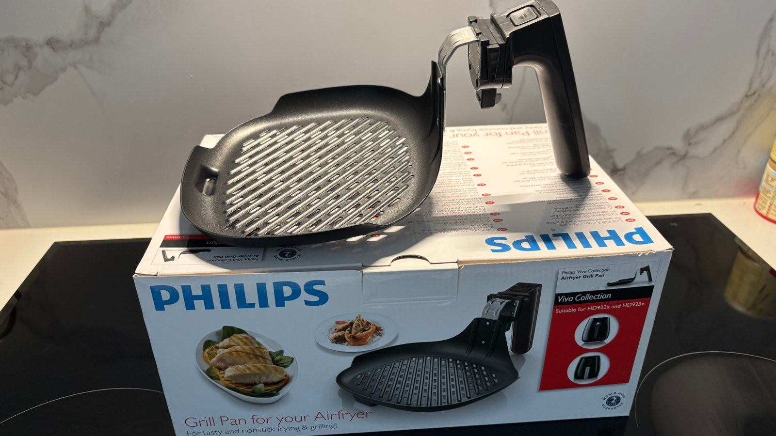 Grillpan voor de airfryer, Elektronische apparatuur, Frituurpannen, Ophalen of Verzenden, Nieuw, Uitneembare binnenpan