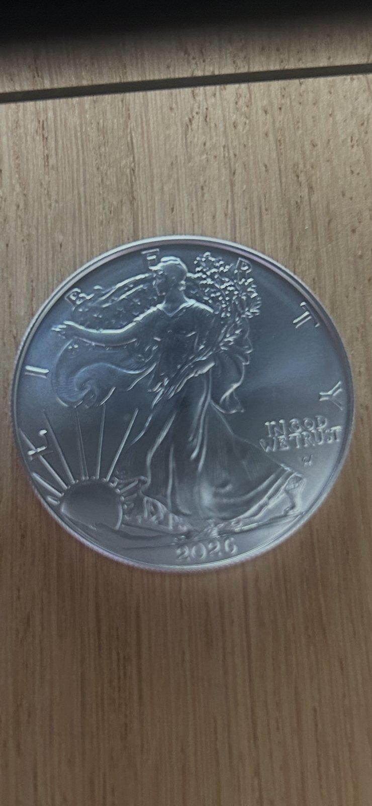 Zilver .999 1oz 1 us dollar 2026 liberty, Postzegels en Munten, Munten | Amerika, Ophalen of Verzenden, Midden-Amerika, Losse munt