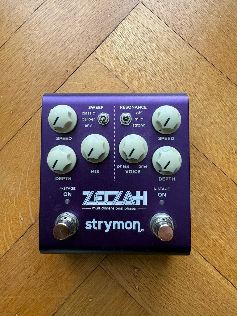 Strymon ZelZah dubbele Phaser, Muziek en Instrumenten, Ophalen of Verzenden, Zo goed als nieuw, Overige typen