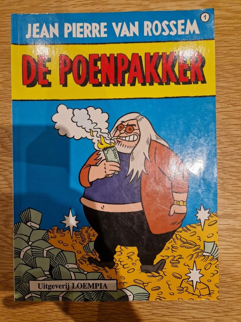 De Poenpakker - Jean Pierre van Rossem, Boeken, Stripverhalen, Ophalen of Verzenden