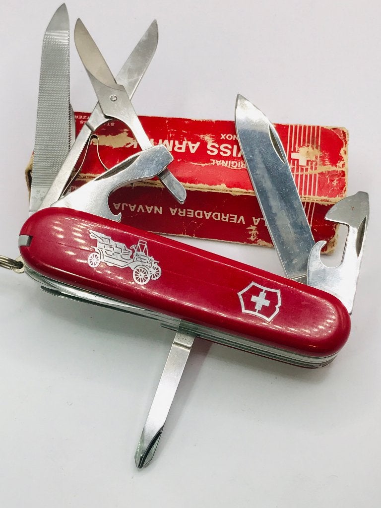 Victorinox Grand Prix 91 mm rouge Ford Model T  1976-1986, Enlèvement ou Envoi, Utilisé