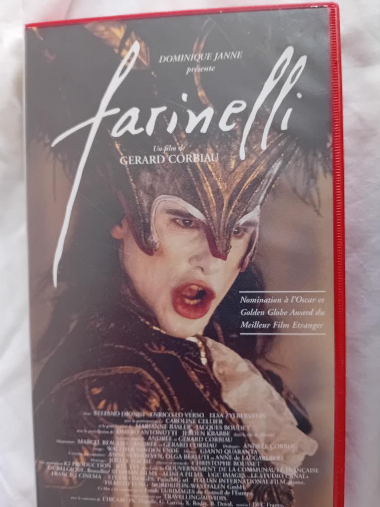 Cassette vhs farinelli, Enlèvement ou Envoi