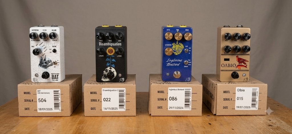 4 magnifiques pédales boutique Drunk beaver, Muziek en Instrumenten, Ophalen, Zo goed als nieuw, Distortion, Overdrive of Fuzz