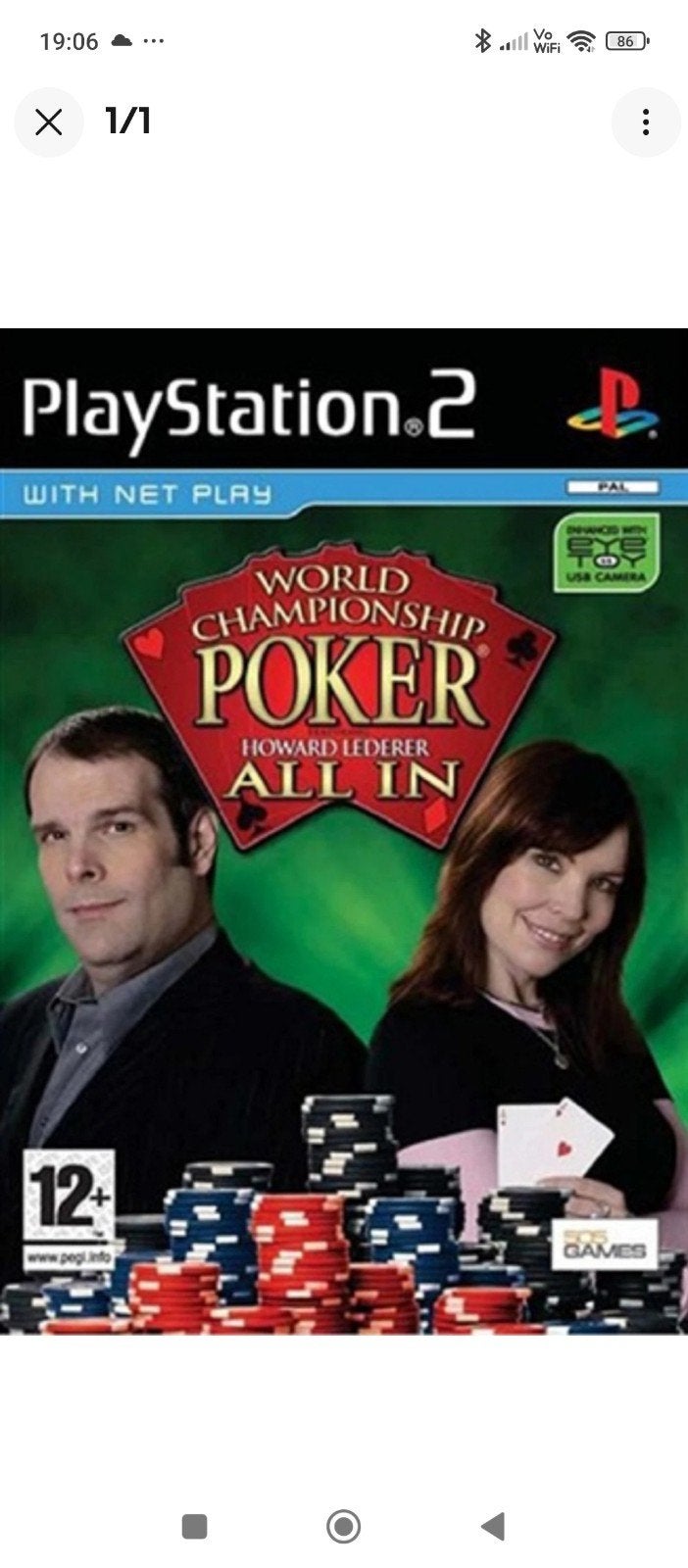 Poker voor PlayStation 2, alles bij elkaar, Games en Spelcomputers