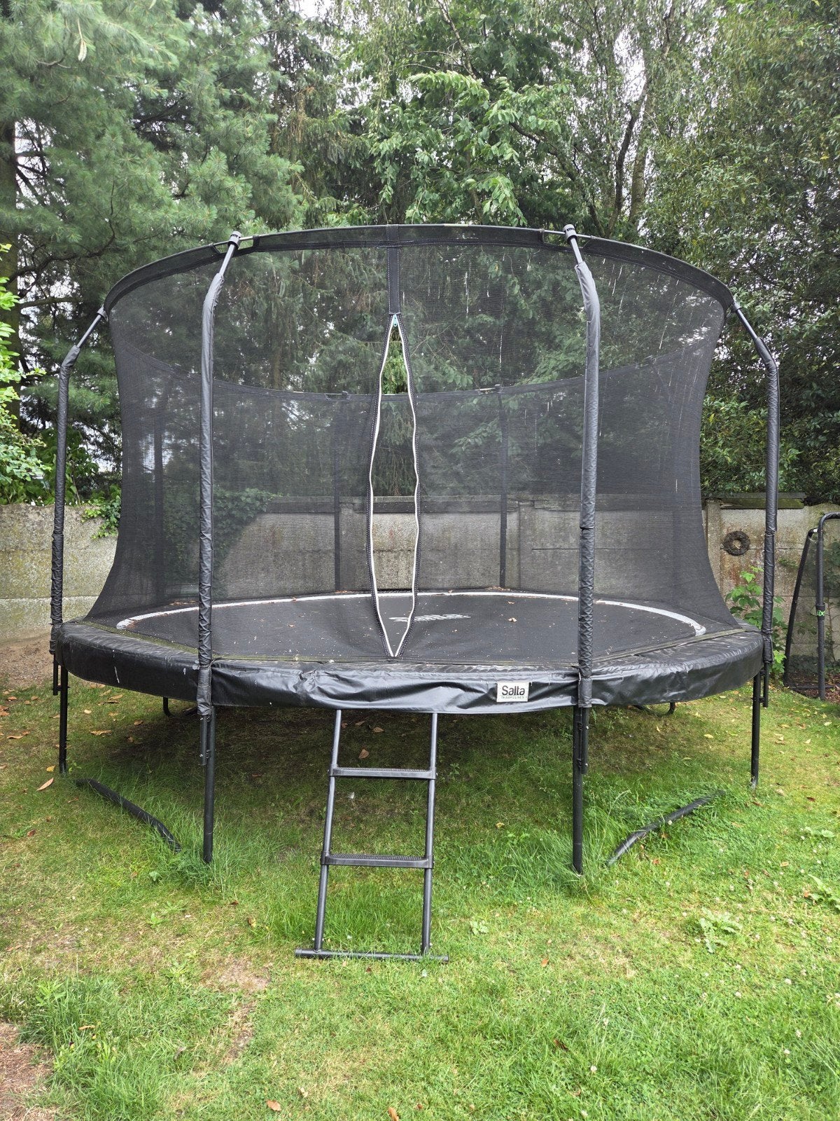 Salta trampoline Premium Black Edition 427cm/veiligheidsnet, Ophalen, Gebruikt