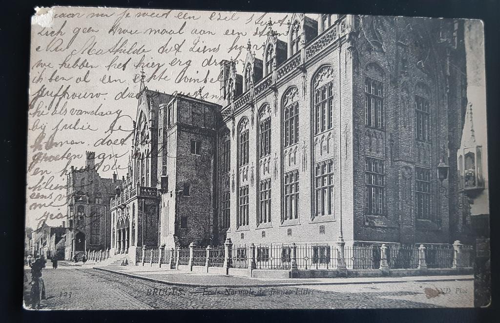 ÉCOLE NORMALE DE BRUGES 1908, Enlèvement ou Envoi