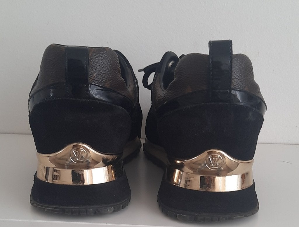 Baskets Louis Vuitton Runaway noires pour femmes, Enlèvement, Noir, Sneakers et Baskets