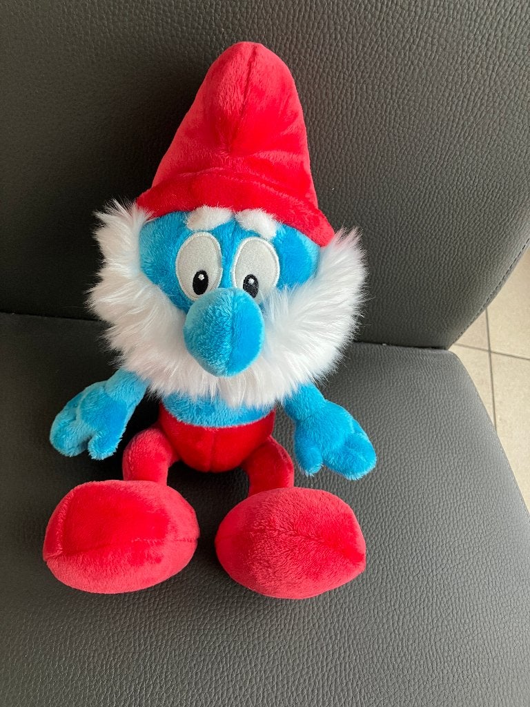Smurfen knuffel - Papa smurf ( Grote smurf ), Verzamelen, Ophalen of Verzenden, Grote Smurf