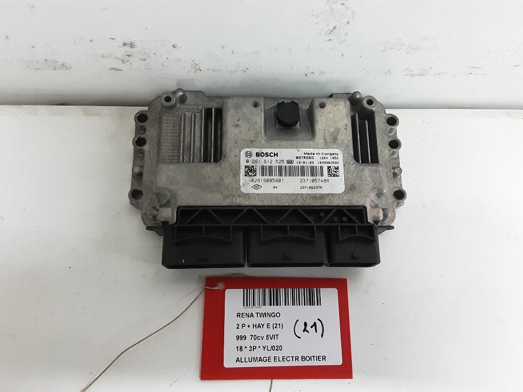 MODULE D ALLUMAGE Renault Twingo III (AH) (237105748R), Renault, Mevr. I. Hauben, Utilisé, Rue de l'Espoir 34 34
4030  GRIVEGNÉE, BE