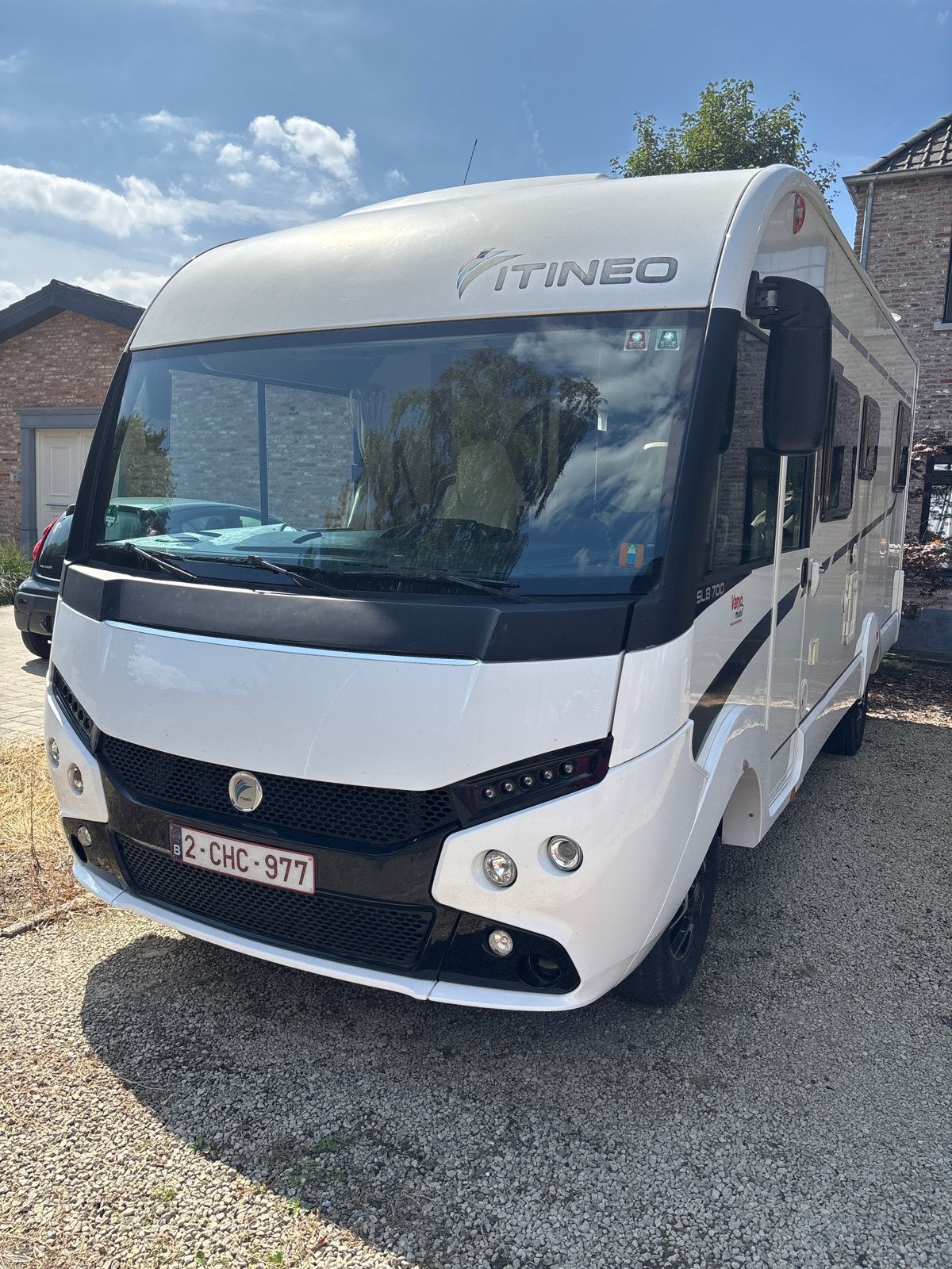 Itineo SLB700 (2018) - 40.592 km, Caravans en Kamperen, Mobilhomes, Integraal, TV, Fiat, Fietsendrager