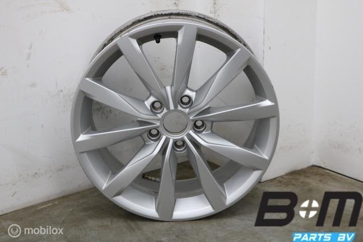 ORIGINEEL! 1 losse 17 inch Dijon velg VW Golf 7! 5G0601025K, Auto-onderdelen, Gebruikt, Velg(en)