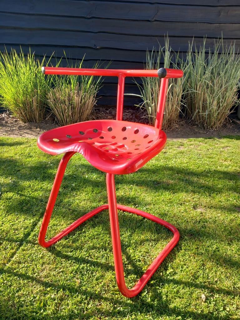 Vintage industriële tractor chair stoel, Ophalen