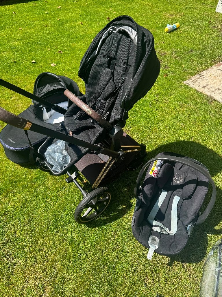 Cybex Rose Gold 3-in-1 Kinderwagen Set, Avec siège auto, Autres marques, Comme neuf, Enlèvement