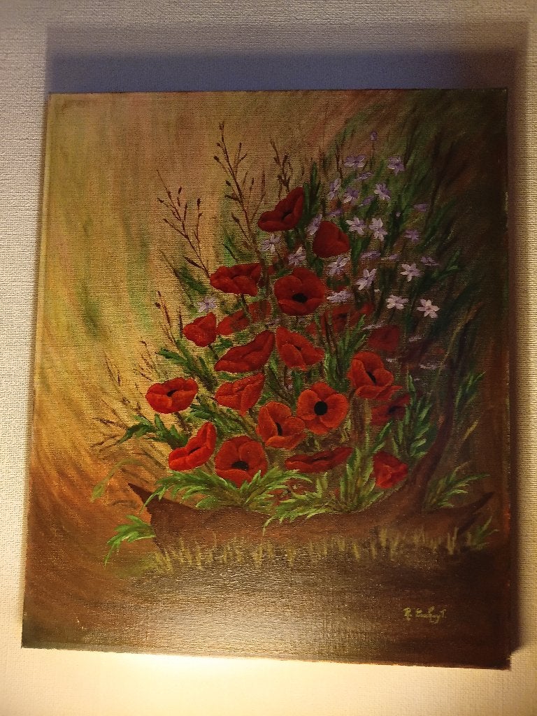 Schilderij, Antiek en Kunst, Doek, Olieverf, Klassiek, Gesigneerd