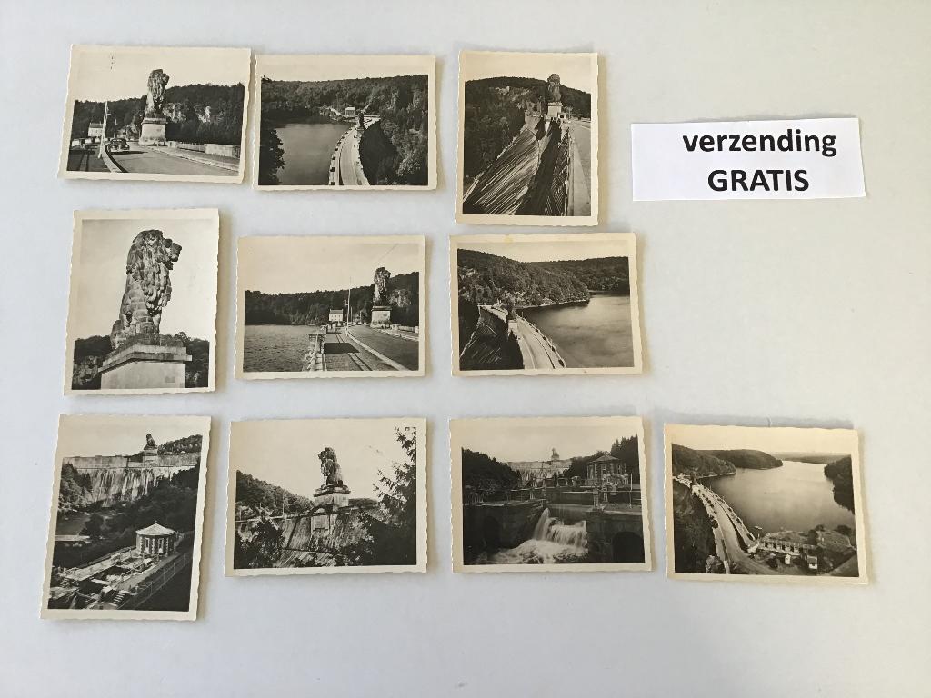 10 petites cartes postales de La Gileppe (Ardennes) 1951, Collections, Cartes postales | Belgique, Enlèvement ou Envoi, Non affranchie