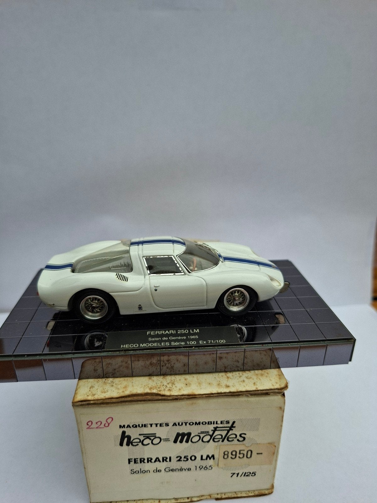Ferrari 250 LM Heco, très rare, Salon de Genève n 71/10, Enlèvement ou Envoi