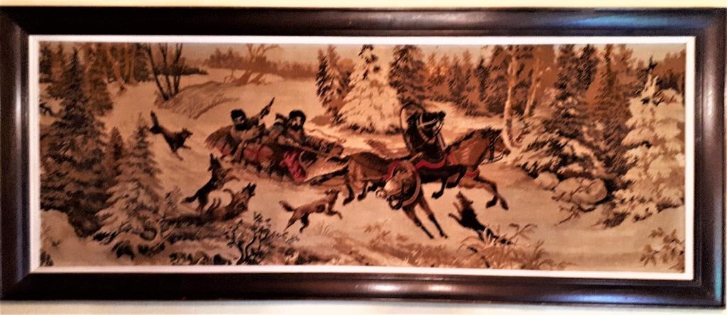 Wandtapijt „Hunting”, Ophalen