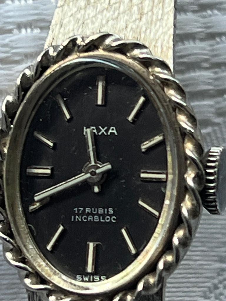 montre en argent mécanique, Enlèvement ou Envoi, Utilisé, Argent, Montre-bracelet