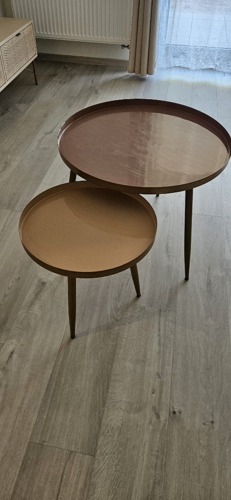Tables gigognes en métal AVRIL - Maisons du Monde, Maison & Meubles, Tables | Tables de salon, Rond, Enlèvement, Utilisé, Moins de 50 cm