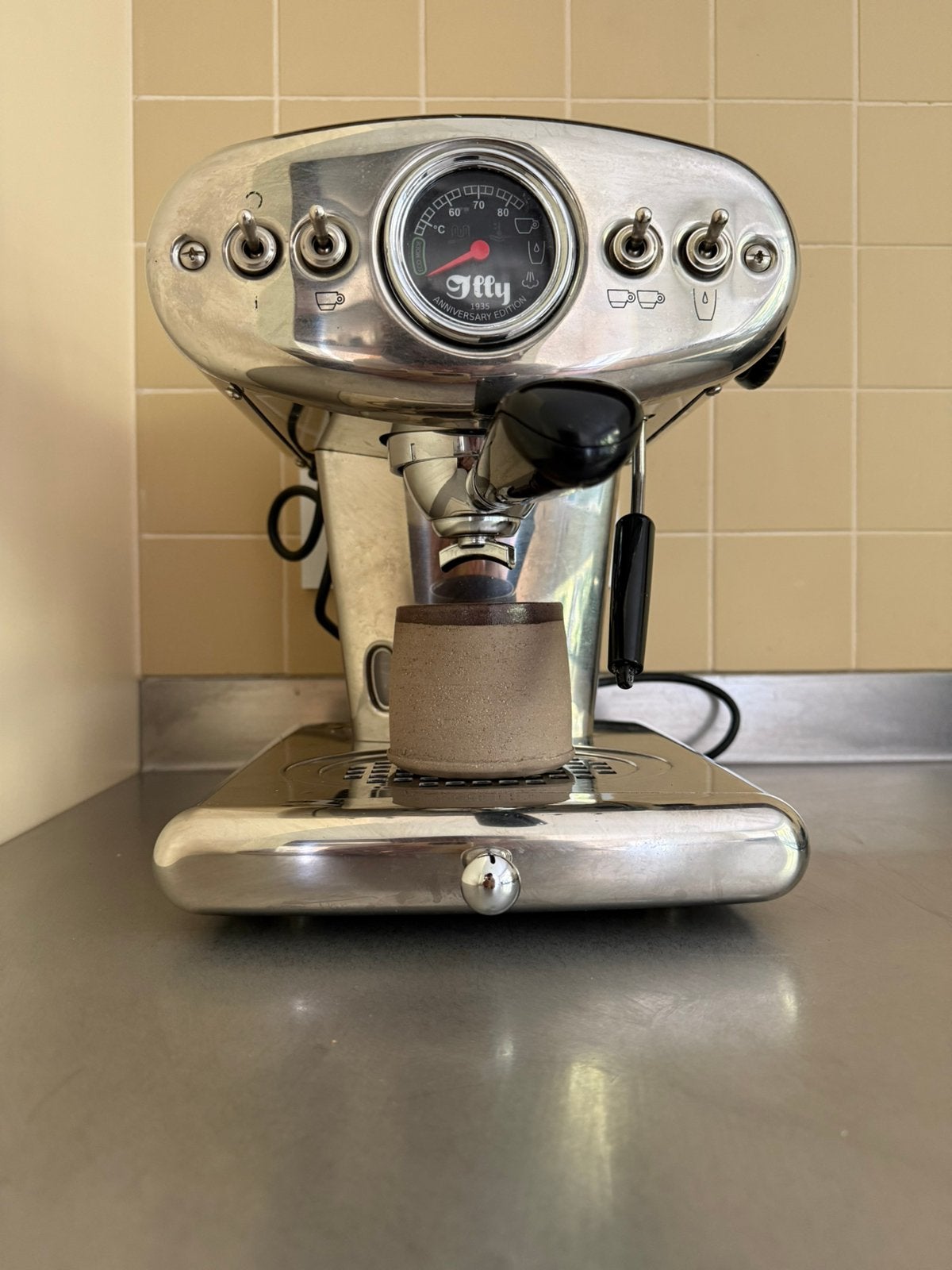Te koop: Illy X1 Anniversary Eco Mode in inox, Elektronische apparatuur, Koffiezetapparaten, Gebruikt, Ophalen