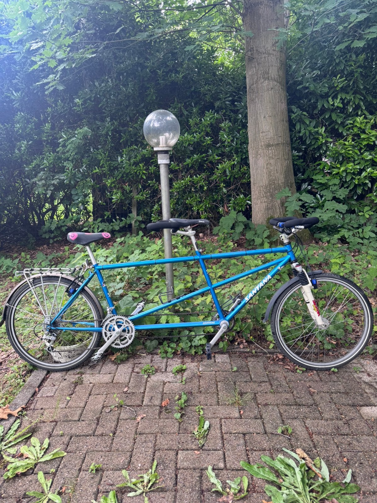 Santana tandem., Fietsen en Brommers, Fietsen | Tandems, Minder dan 10 versnellingen, Gebruikt, Vering, Velgrem
