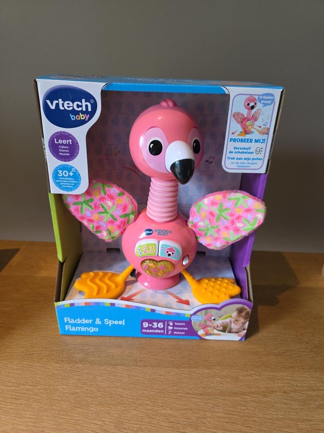 VTech Baby Fladder & Speel Flamingo – NIEUW in doos, Kinderen en Baby's, Speelgoed | Vtech, Ophalen of Verzenden, Nieuw