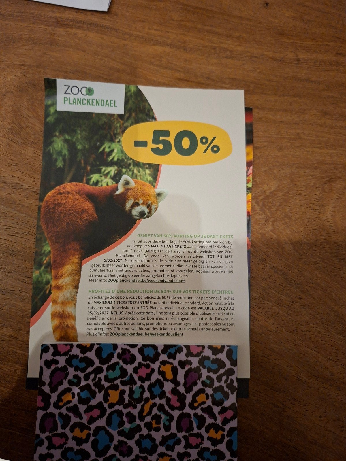 zoo Planckendael, Tickets & Billets, Trois personnes ou plus, Carte de réduction