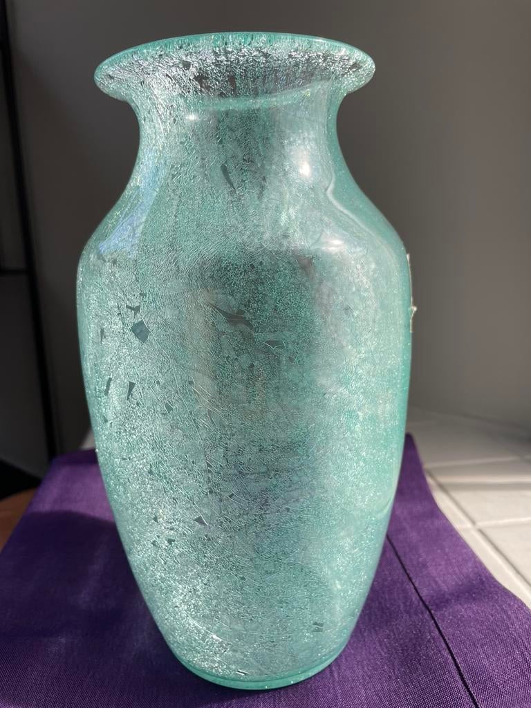 Karcag Hongaarse vaas 24 cm, Huis en Inrichting, Verzenden, Zo goed als nieuw, Glas, Minder dan 50 cm