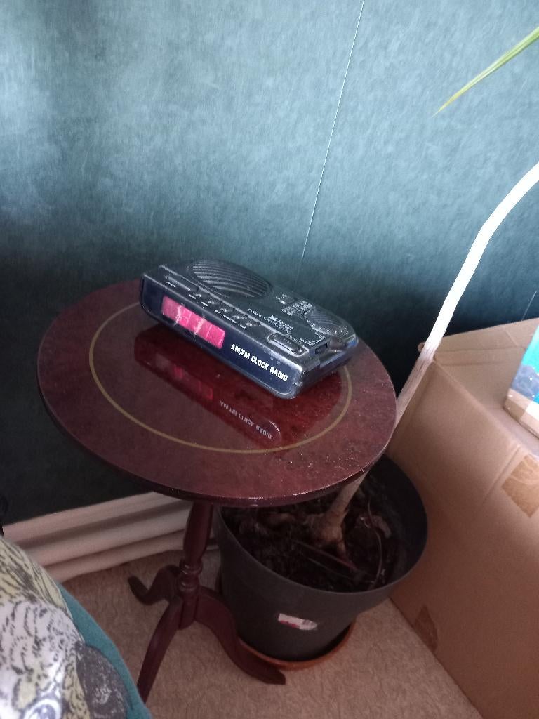 klein tafeltje, Huis en Inrichting, Gebruikt, Rond, Hout, Ophalen