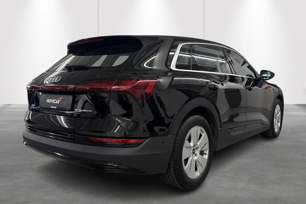 Audi E-Tron 50 Quattro Advanced, Auto's, Automaat, 71 kWh, 313 pk, Zwart
