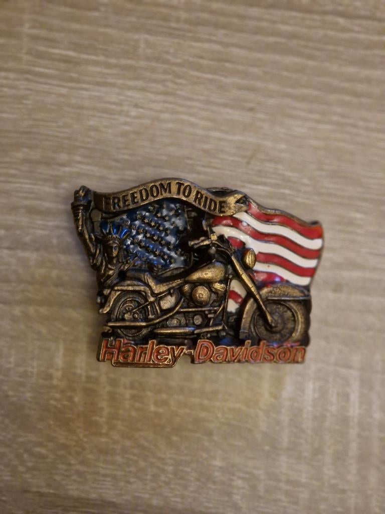 Harley-davidson buckle. Baron 1991, Ophalen of Verzenden