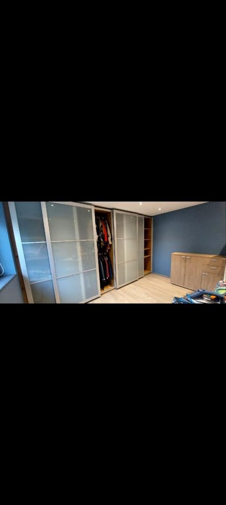 4 portes coulissantes vitre opaque Ikea pax, Enlèvement