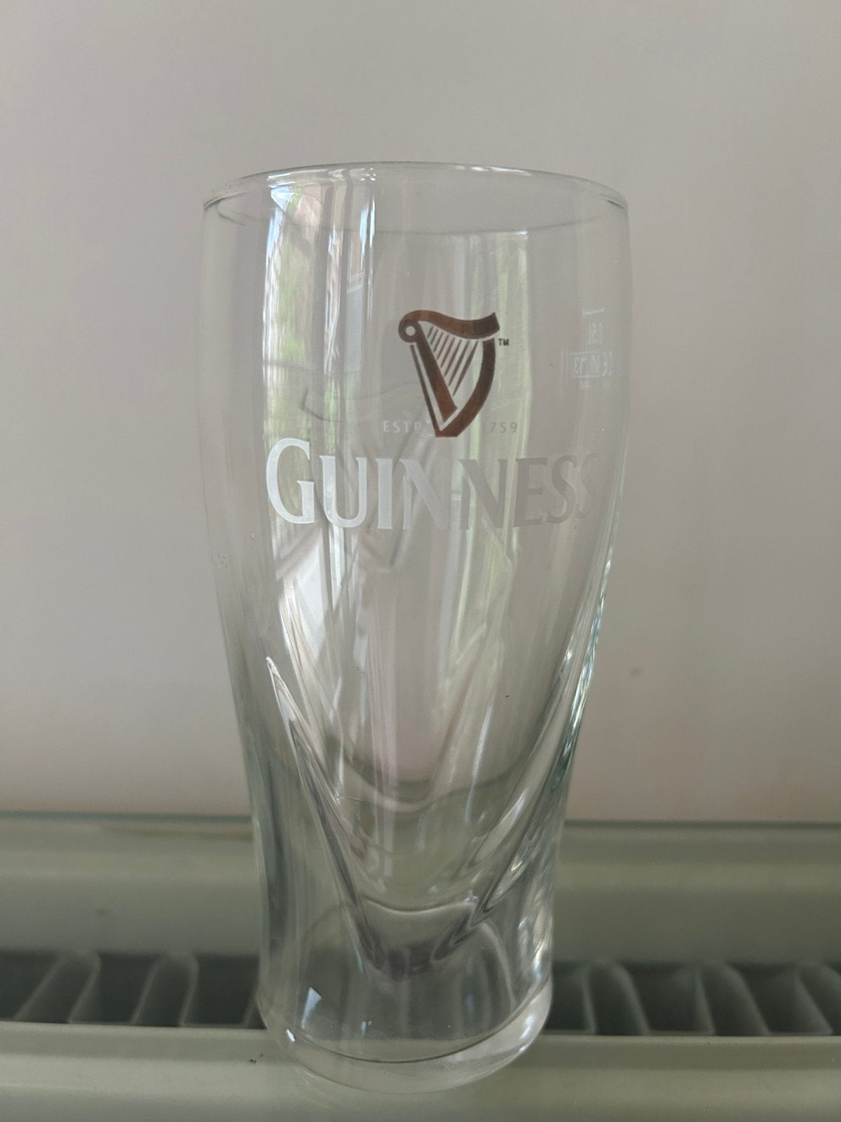 Verre à bière Guinness, Enlèvement, Comme neuf