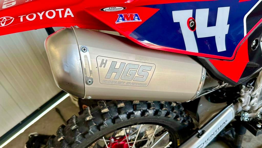 Hgs uitlaat voor honda CRF250 2022-2026, Motoren, Ophalen