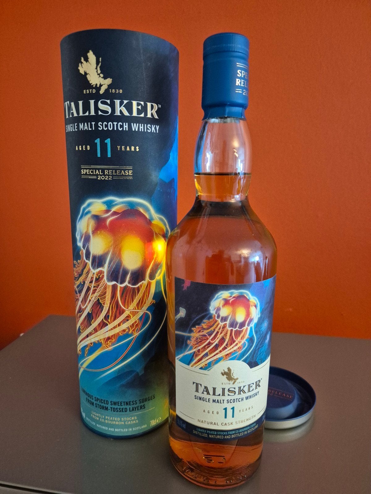 Whisky  Talisker, Enlèvement