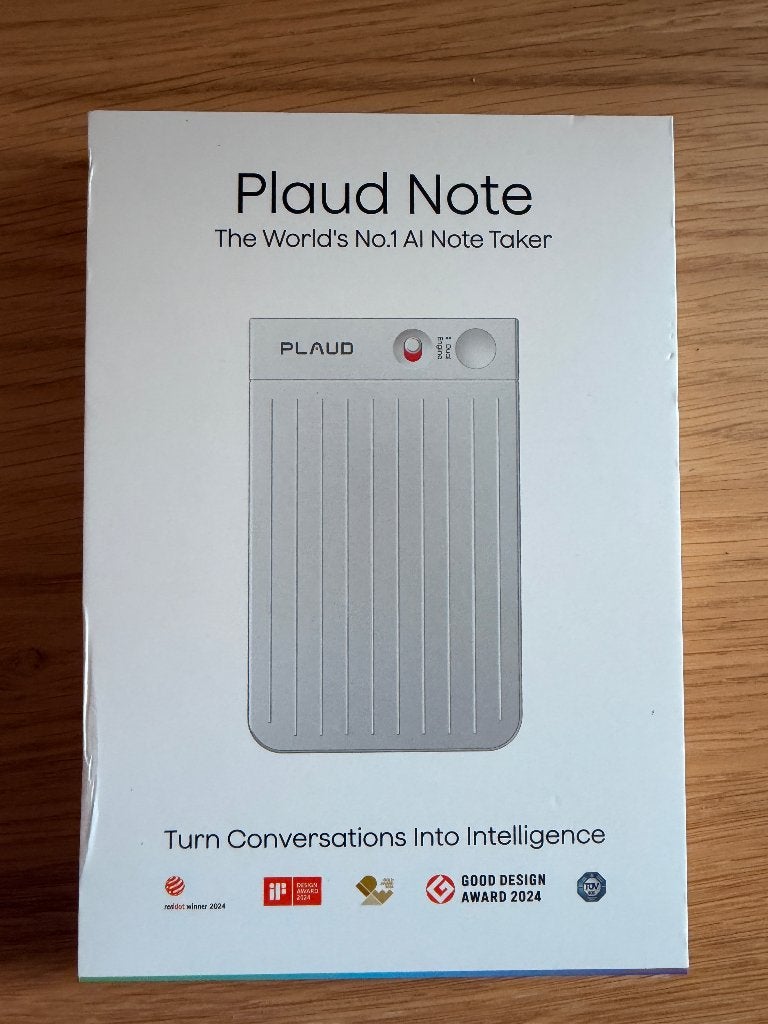 PLAUD Note Silver AI Voice Recorder 64GB, Informatique & Logiciels, Enlèvement, Neuf