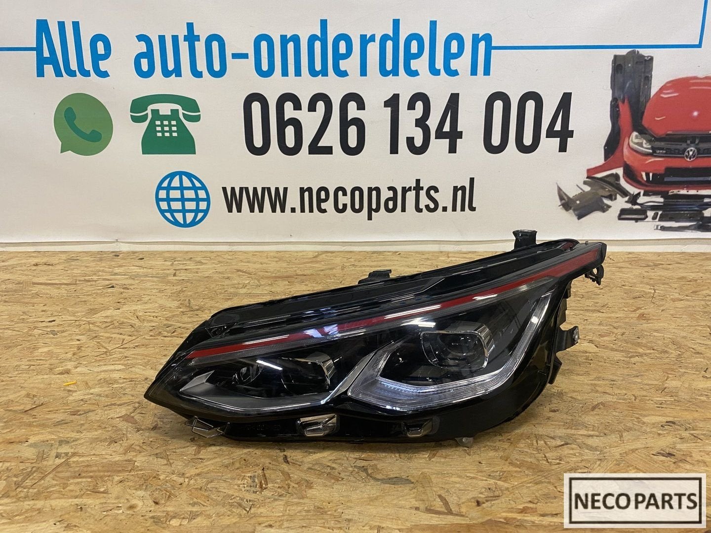GOLF 8 GTI VOL LED KOPLAMP LINKS ORIGINEEL 5H1941059A, Gebruikt, -, Volkswagen, -