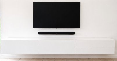 Hangmeubel / TV-Meubel ALEA – 300 cm – wit lak, Maison & Meubles, Armoires | Mobilier de télévision, 25 à 50 cm, 200 cm ou plus