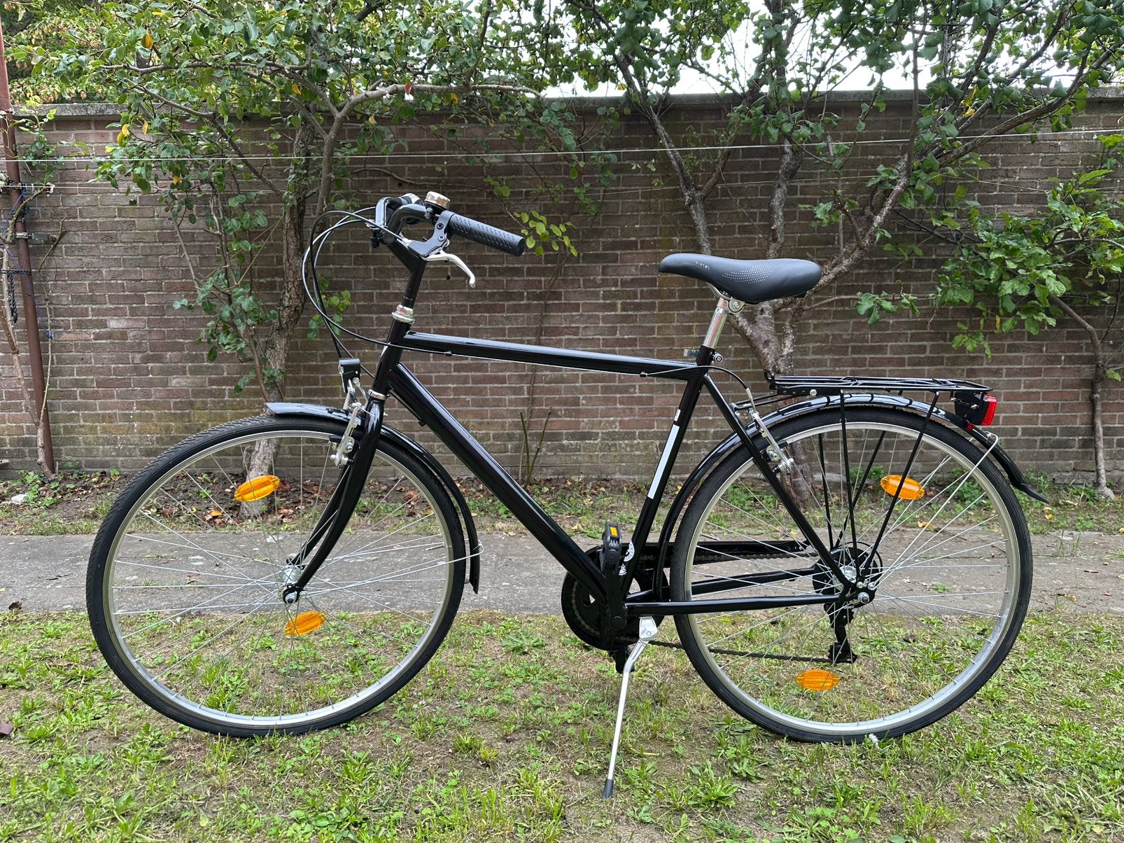 Splinternieuwe herenfiets! Zeer goede staat, amper gereden!!, Fietsen en Brommers, Ophalen, Velgrem, Versnellingen, Nieuw