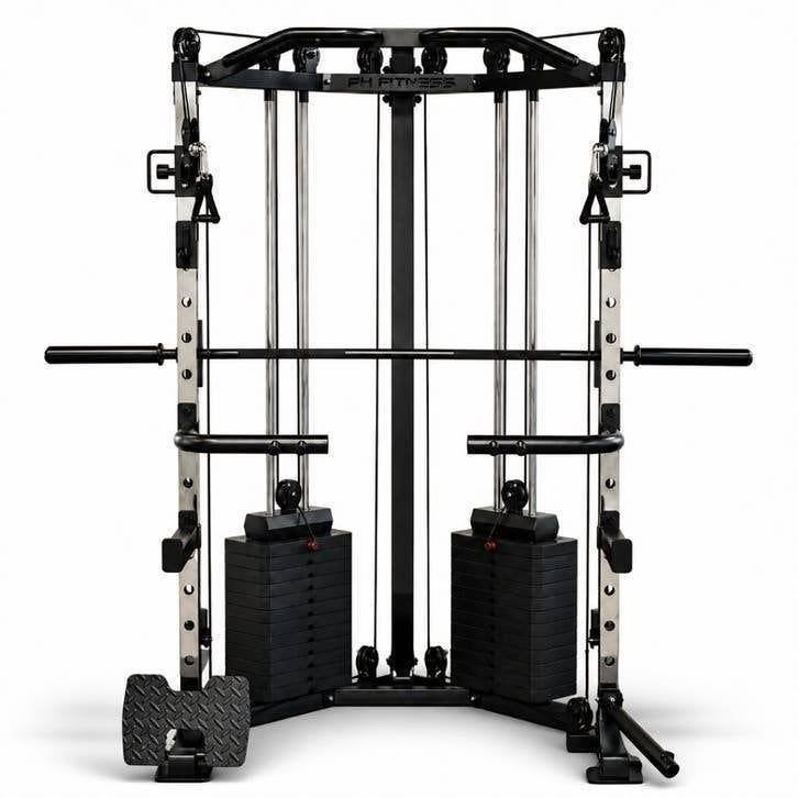 PH Fitness Corner Smith Machine - Cable Crossover 160KG, Sports & Fitness, Enlèvement ou Envoi, Neuf, Bras, Autres types