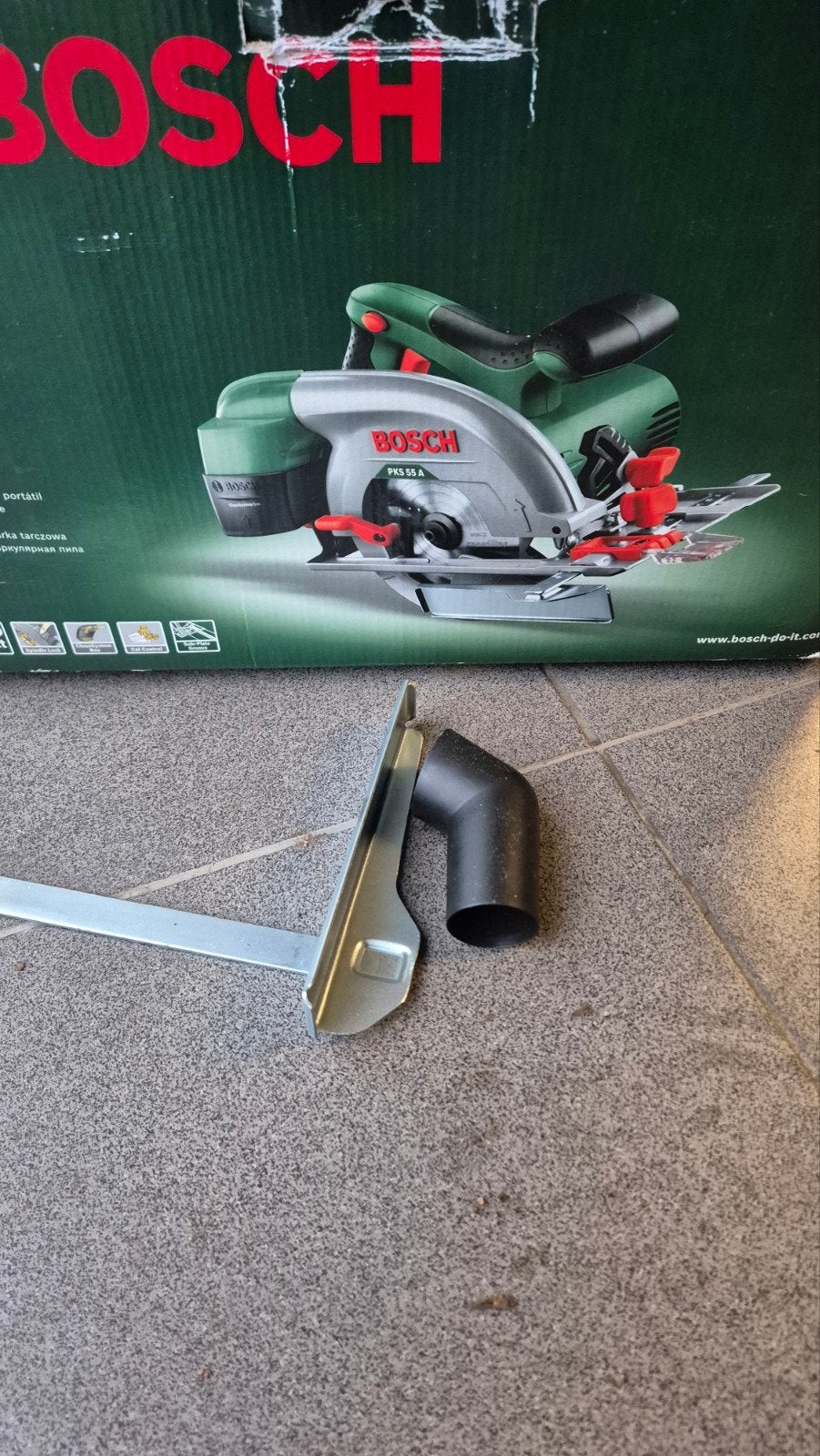 Afkortzaag,Cirkelzaag Bosch., Doe-het-zelf en Bouw, Ophalen, Afkortzaag