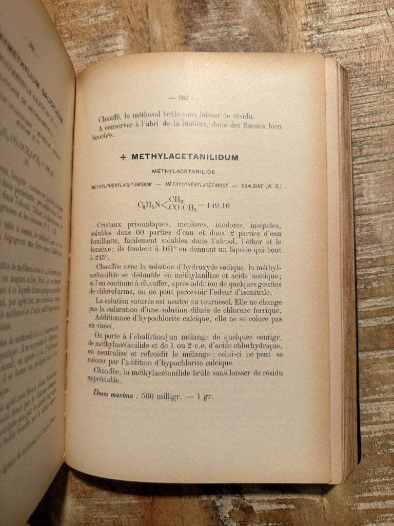 Pharmacopée Belge 4e édition 1930, Enlèvement ou Envoi